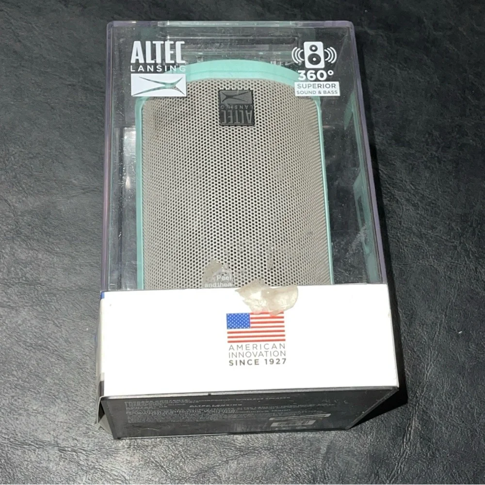 Altec Lansing turquoise Bluetooth Speaker